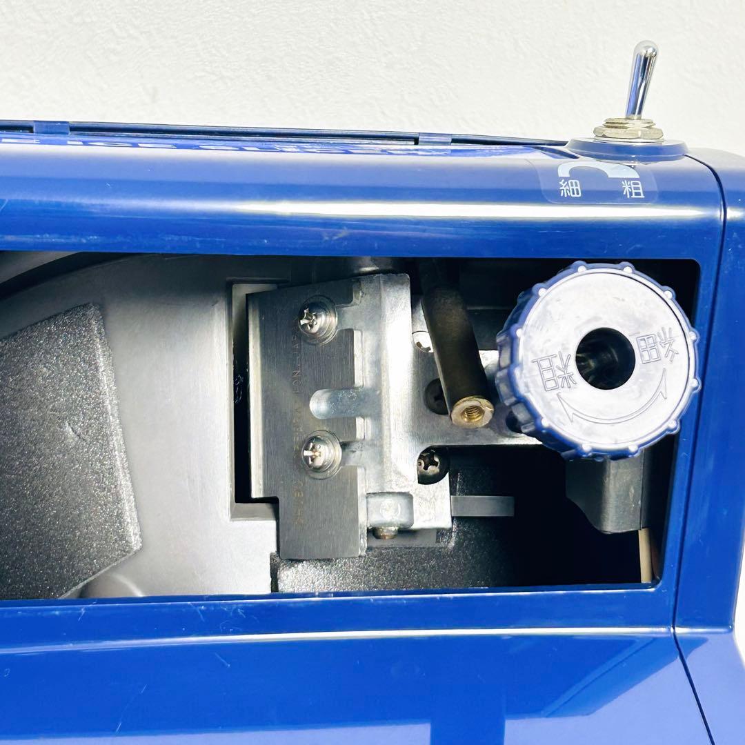 中部 業務用アイススライサー 氷削機 初雪 HC-18C-1 ブルー かき氷