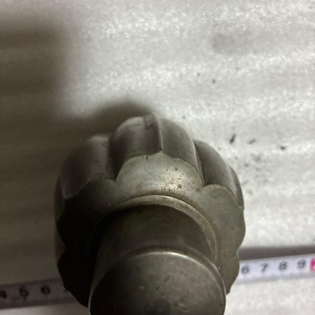 古錫 茶葉罐 乾茂自造 「錫製光面無紋茶心壺」 茶筒 茶入 茶純錫 金工 茶器