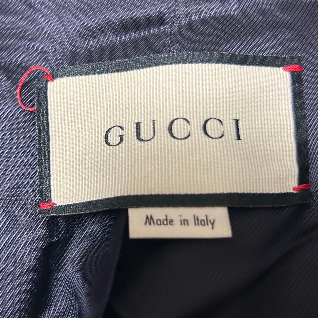 【極美品】グッチ ダブルブレストコート ウール Pコート 現行タグ