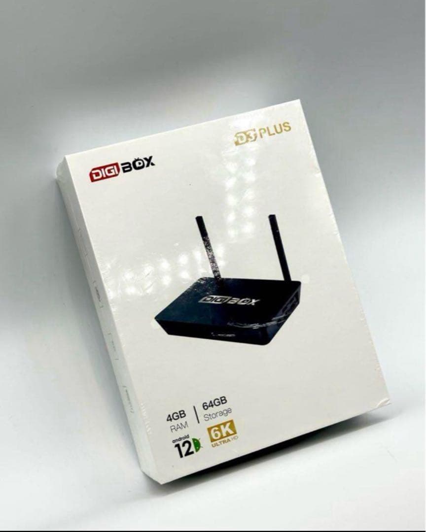 Digibox D3 Plusアメリカのスポーツや世界中の映画を楽しめる 新品！