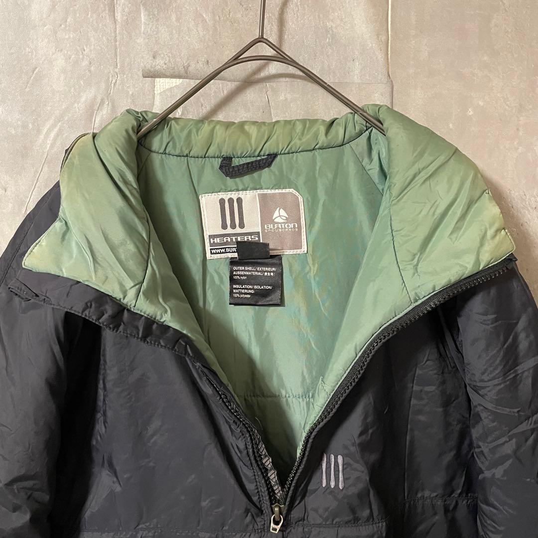 Burtonバートンスキーウェアスノーボードジャケットハーフジップ黒ブラック希少