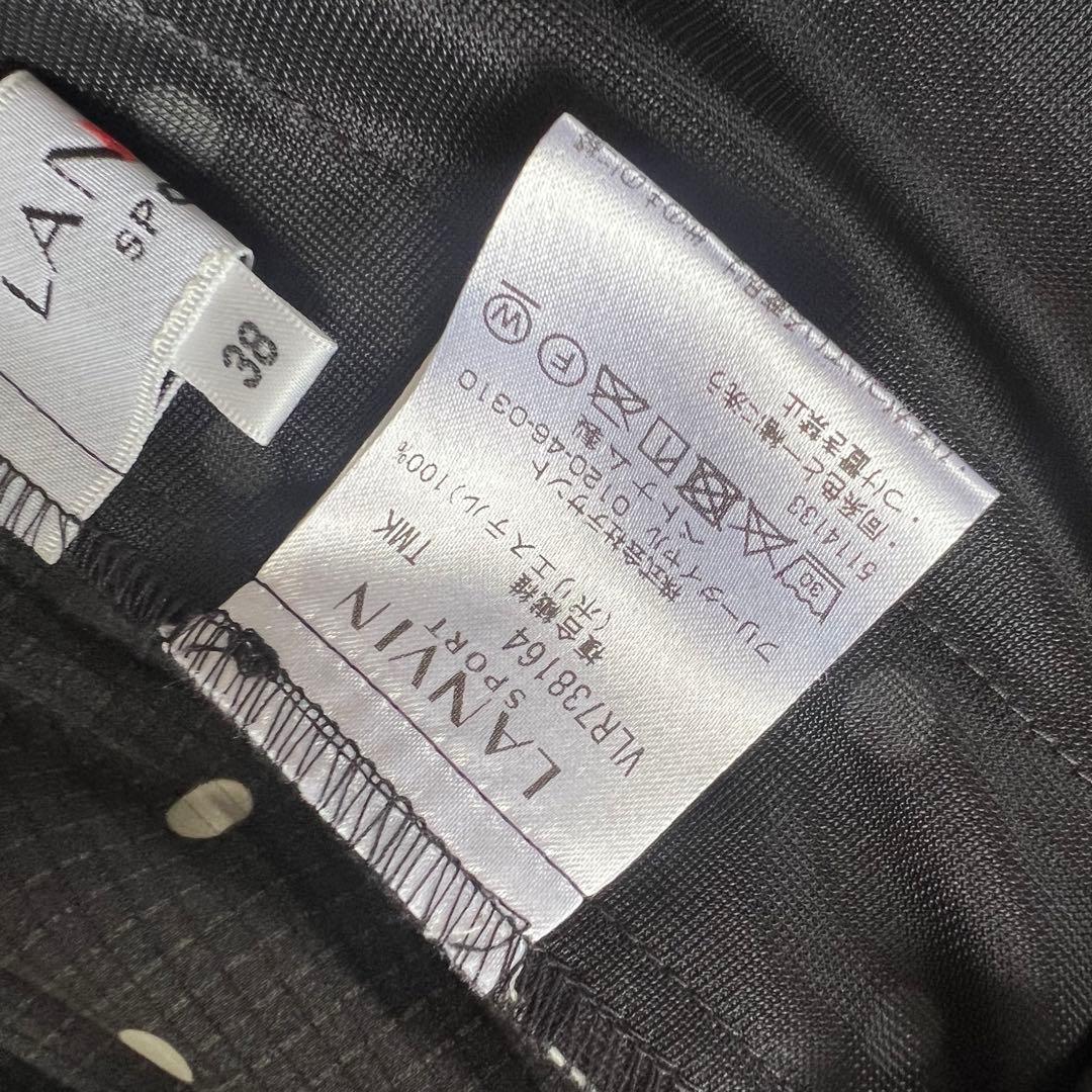 ランバンスポール　セットアップ　レディース　ゴルフ　フリル　シャツ　スカート　M