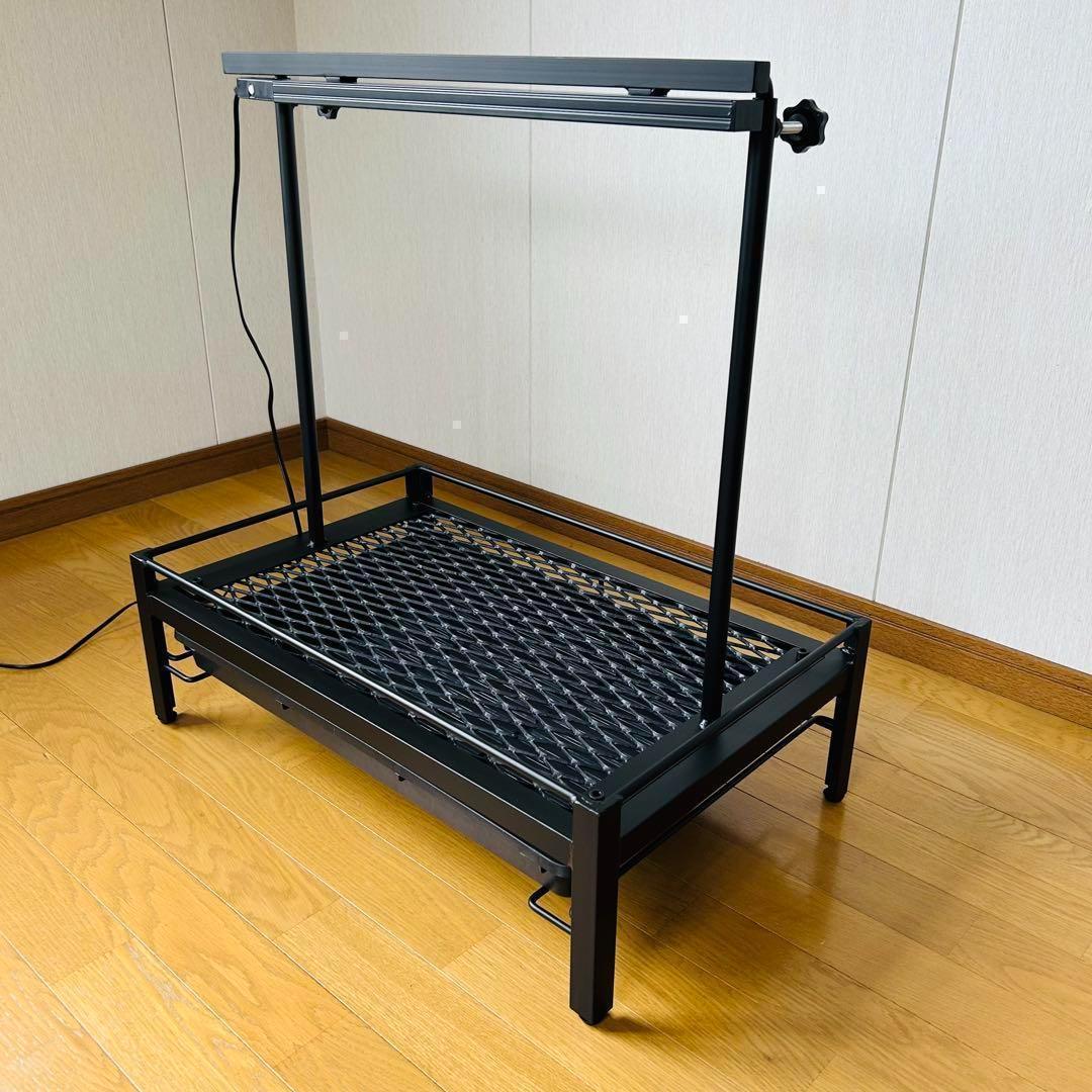 メッシュプランターラック　ダクトレール50cm 64cm x 40cm 受け皿