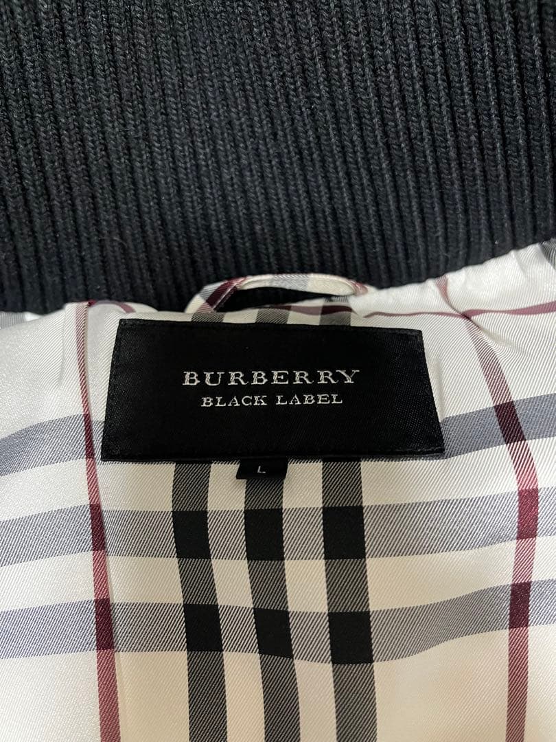 BURBERRY BLACK LABEL バーバリー ダウンジャケット Lサイズ