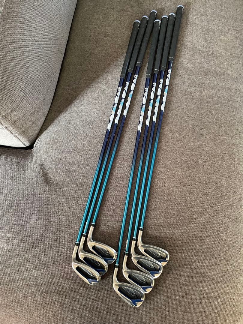 大人気モデル12代目ゼクシオ XXIO12 レディースアイアンセット 7本ブルー