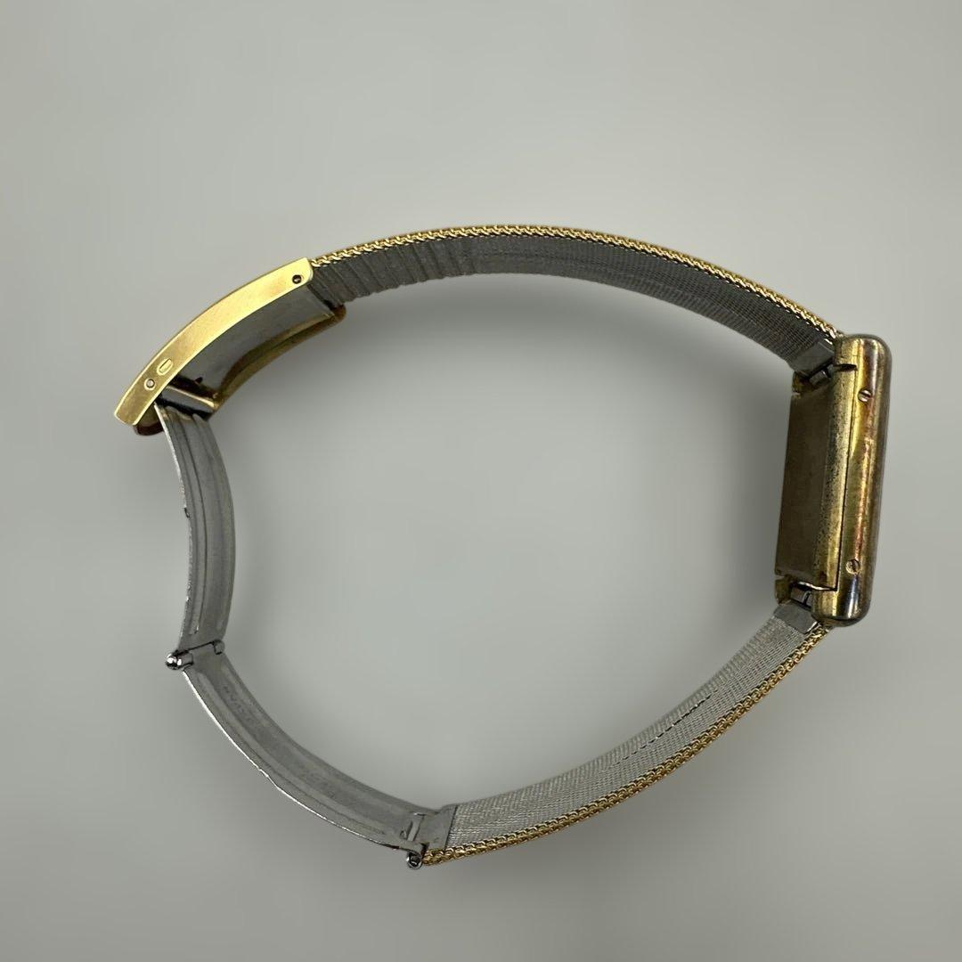 ②Cartier ゴールドメッシュバンド 時計