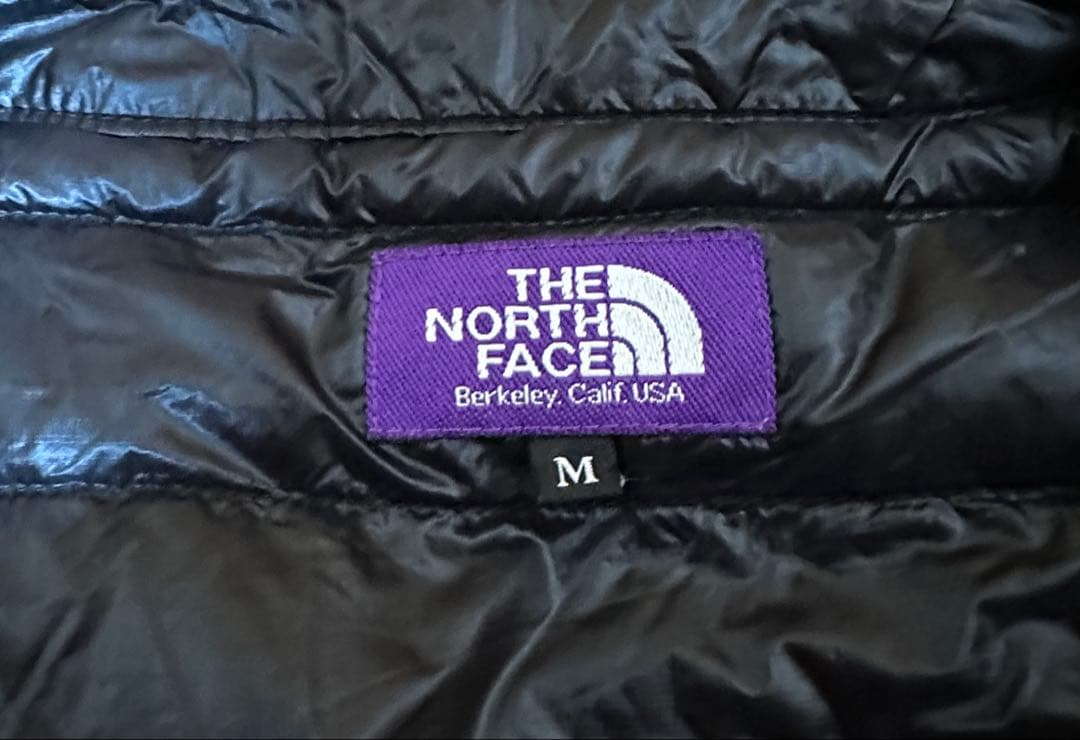 THE NORTH FACEザノースフェイスパープルレーベルライトダウンベストM
