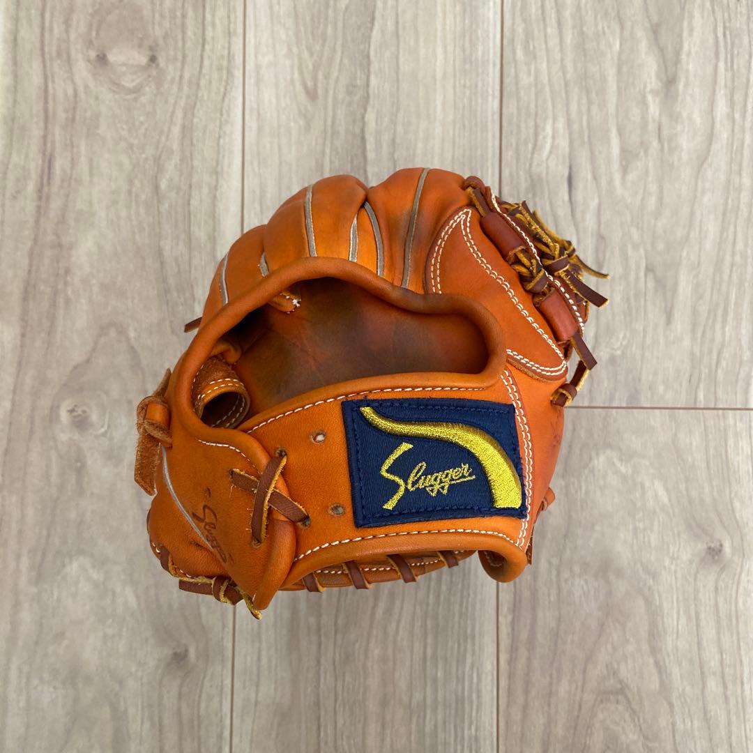 久保田スラッガー　軟式グラブ L7s KSオレンジ 東京支店　湯もみ型付け済み