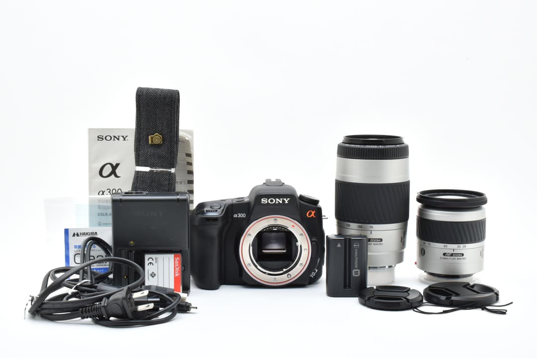 美品 Sony a300 スマホ転送OK ダブルレンズセット #8987
