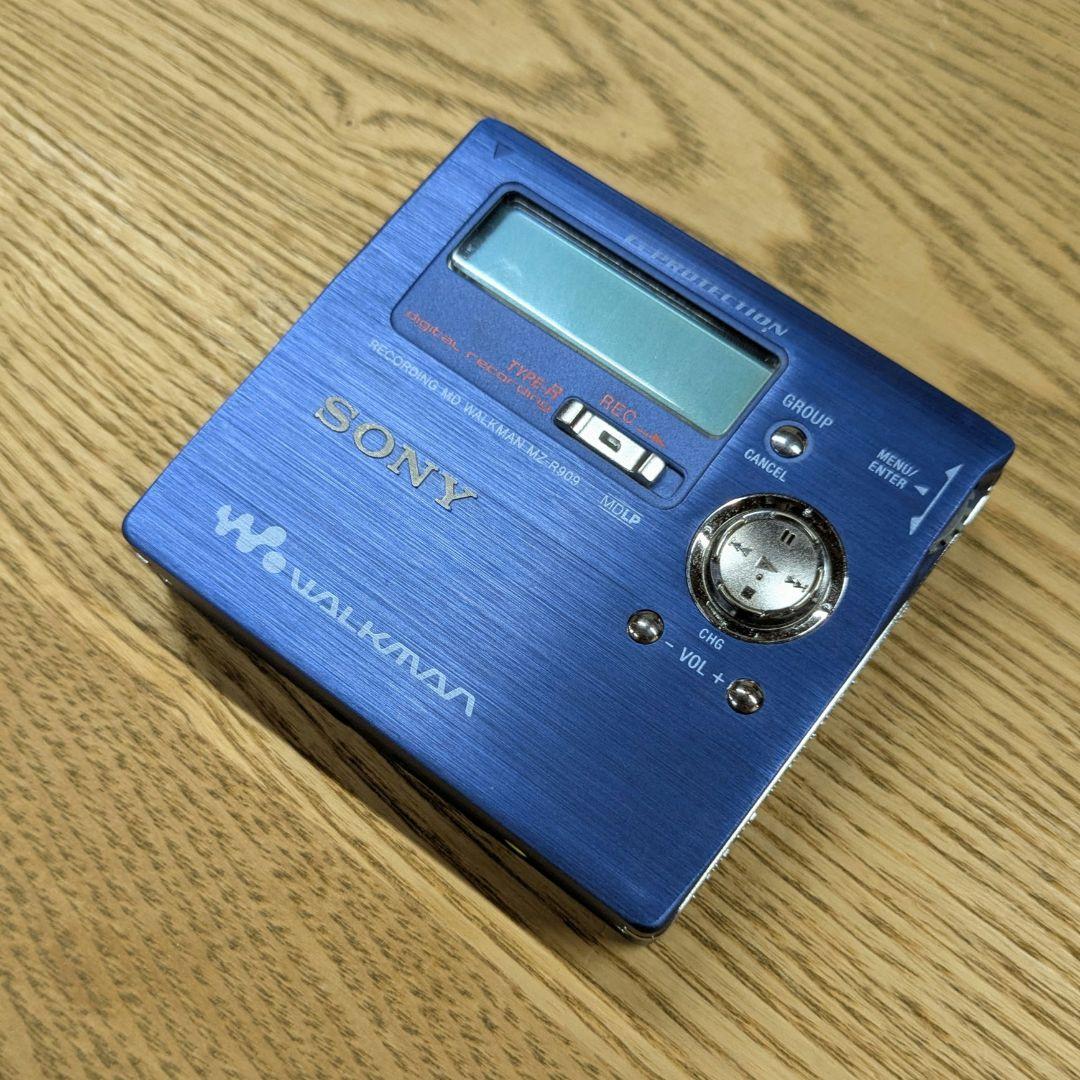 SONY MZ-R909 ポータブルMDプレイヤー・レコーダー