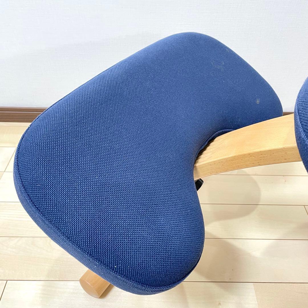 バランスラボ バランスチェア バランスイージー ネイビー 中古品 サカモトハウス