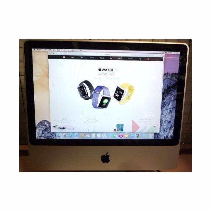Macデスクトップ iMacA1224core2duo-2.0GHZOSELCAPITAN 20