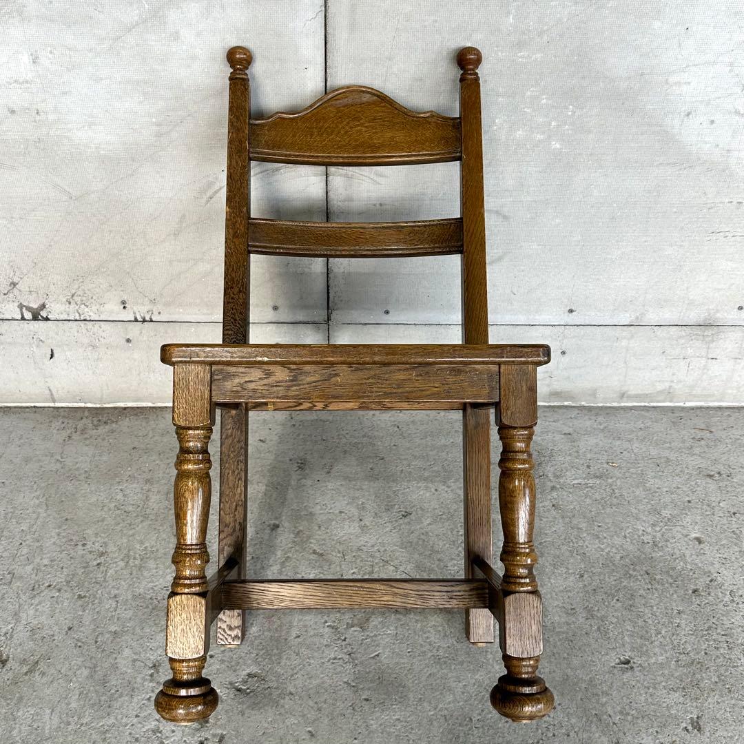 ✦昭和レトロ✦ オーク材 椅子｜ヴィンテージ ダイニングチェア｜無垢木製