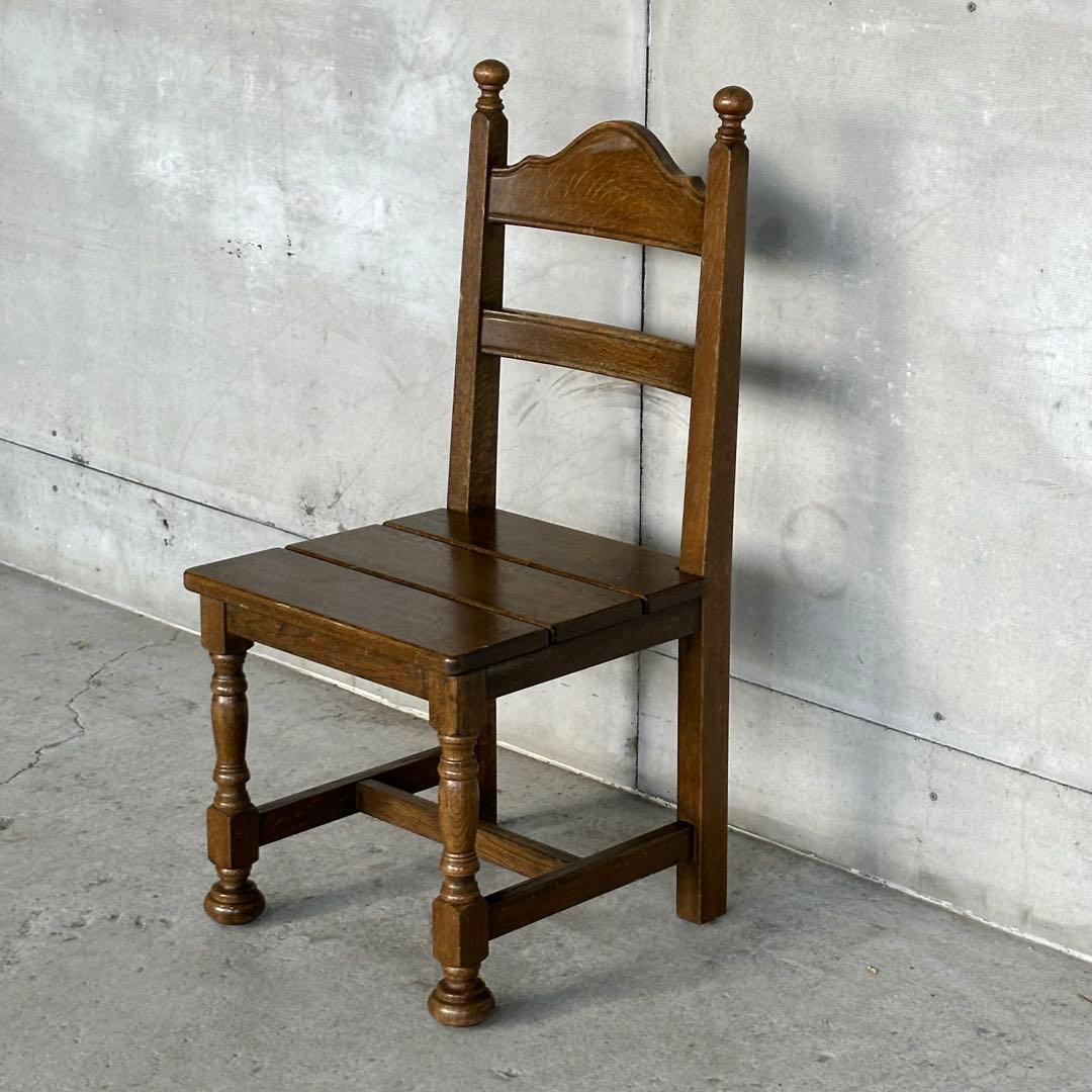 ✦昭和レトロ✦ オーク材 椅子｜ヴィンテージ ダイニングチェア｜無垢木製