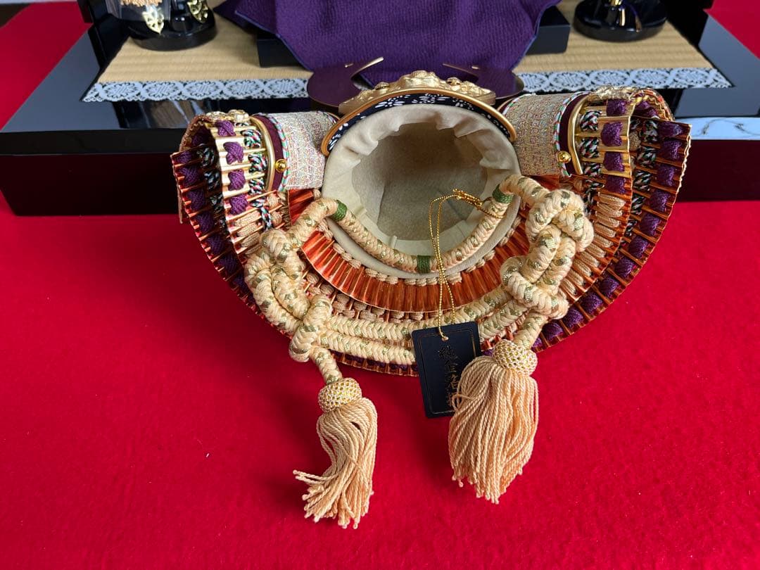 純金箔押之兜セット