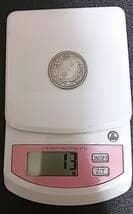 レア物　明治38年　1905年　大型　竜　50銭　銀貨　重さ　約13グラム