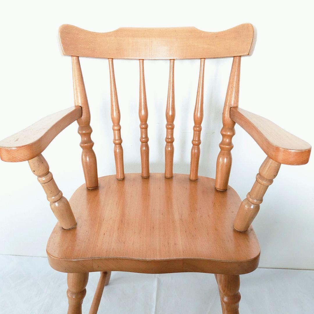飛騨産業　木製 子供用チェアー　ベビーチェアー　椅子　飛騨の家具　ビンテージ