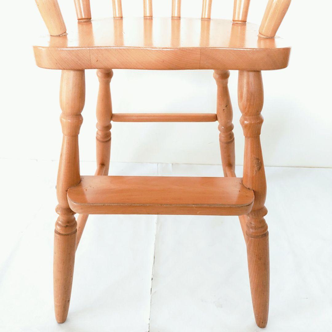 飛騨産業　木製 子供用チェアー　ベビーチェアー　椅子　飛騨の家具　ビンテージ