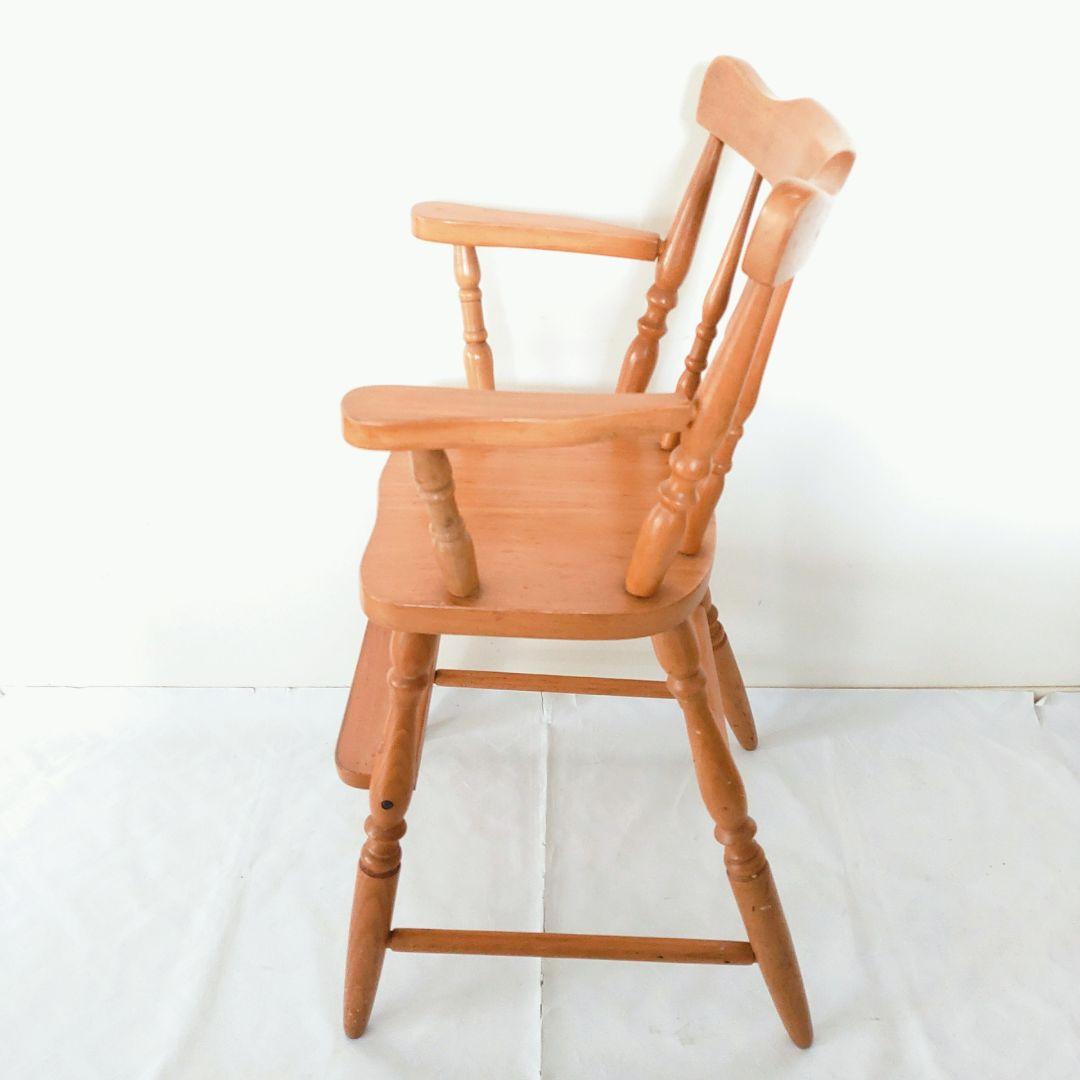 飛騨産業　木製 子供用チェアー　ベビーチェアー　椅子　飛騨の家具　ビンテージ
