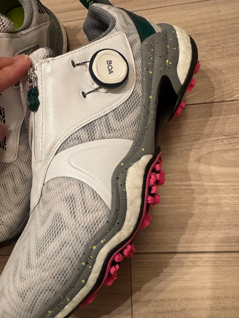 adidas コードカオス　BOA 25 グレーピンク
