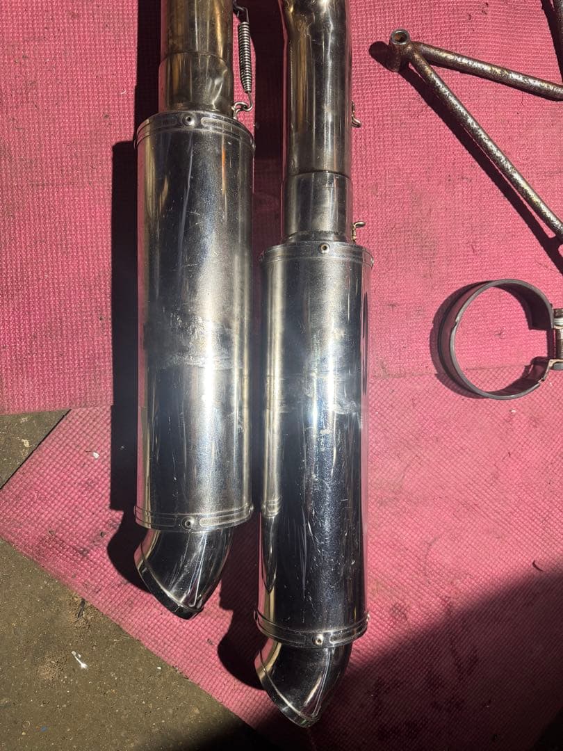 マジェスティc 2本だしマフラー　デュアルマフラー
