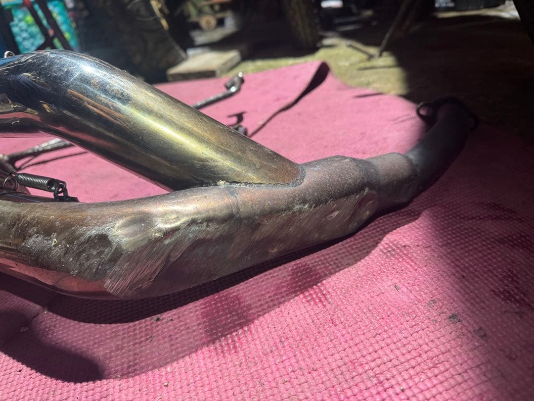 マジェスティc 2本だしマフラー　デュアルマフラー