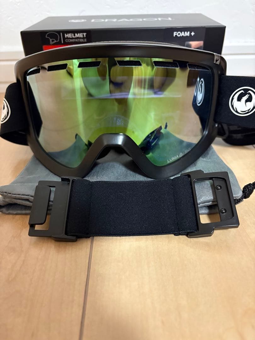 美品　ドラゴン　ゴーグル　D1 オプション付き