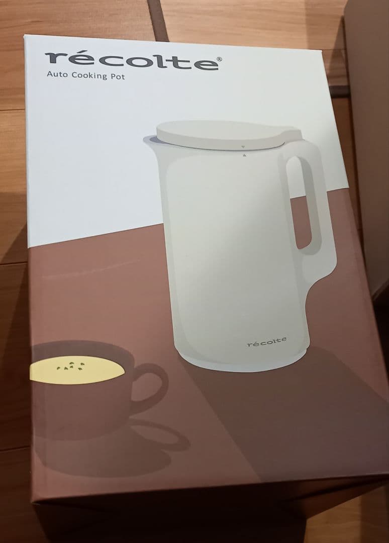 新品未使用　レコルテ　自動調理ポット　RSY-2 W　レシピ本付き