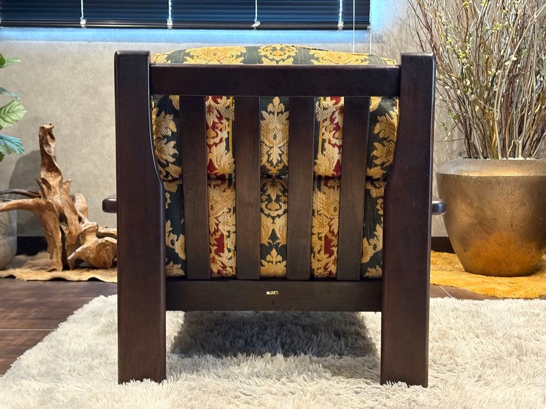 ①karimoku カリモク　1人掛けソファ　1Pソファ　ファブリック　IG