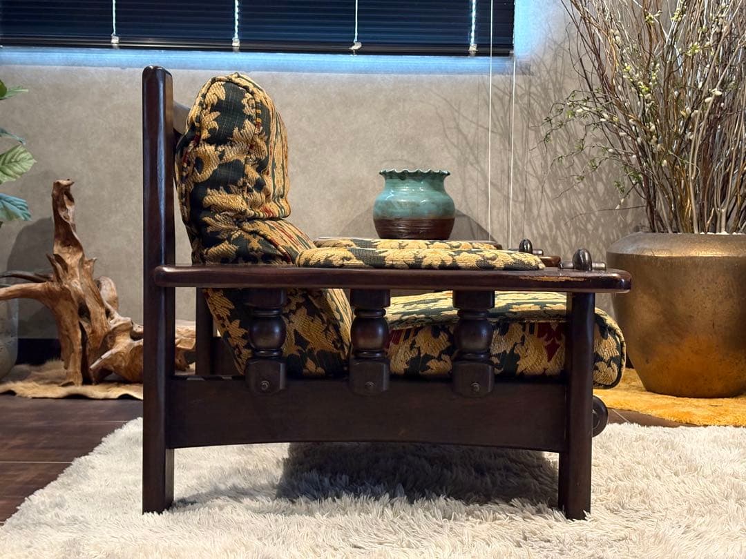 ①karimoku カリモク　1人掛けソファ　1Pソファ　ファブリック　IG