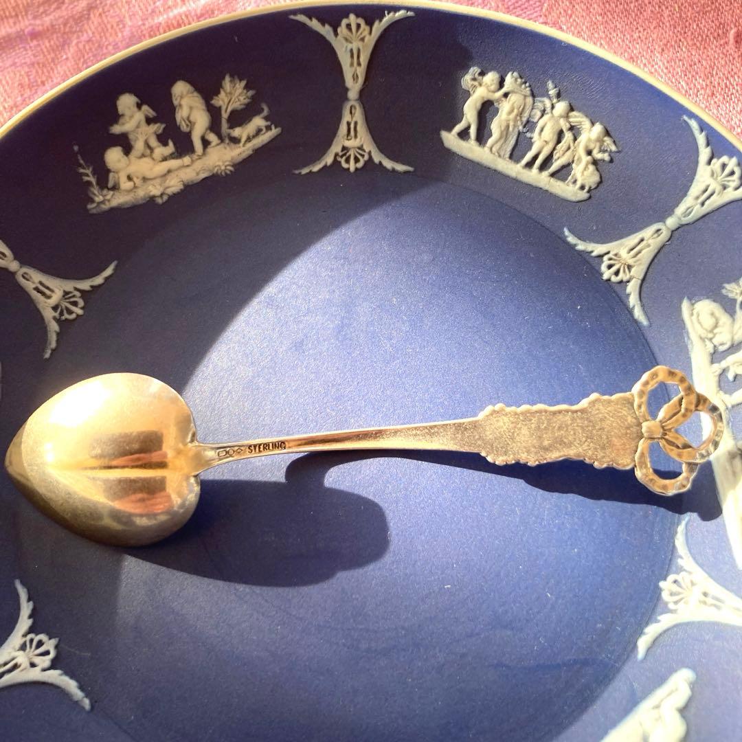 ドミニク&ハフ　純銀　鍍金　アンティーク　スプーン