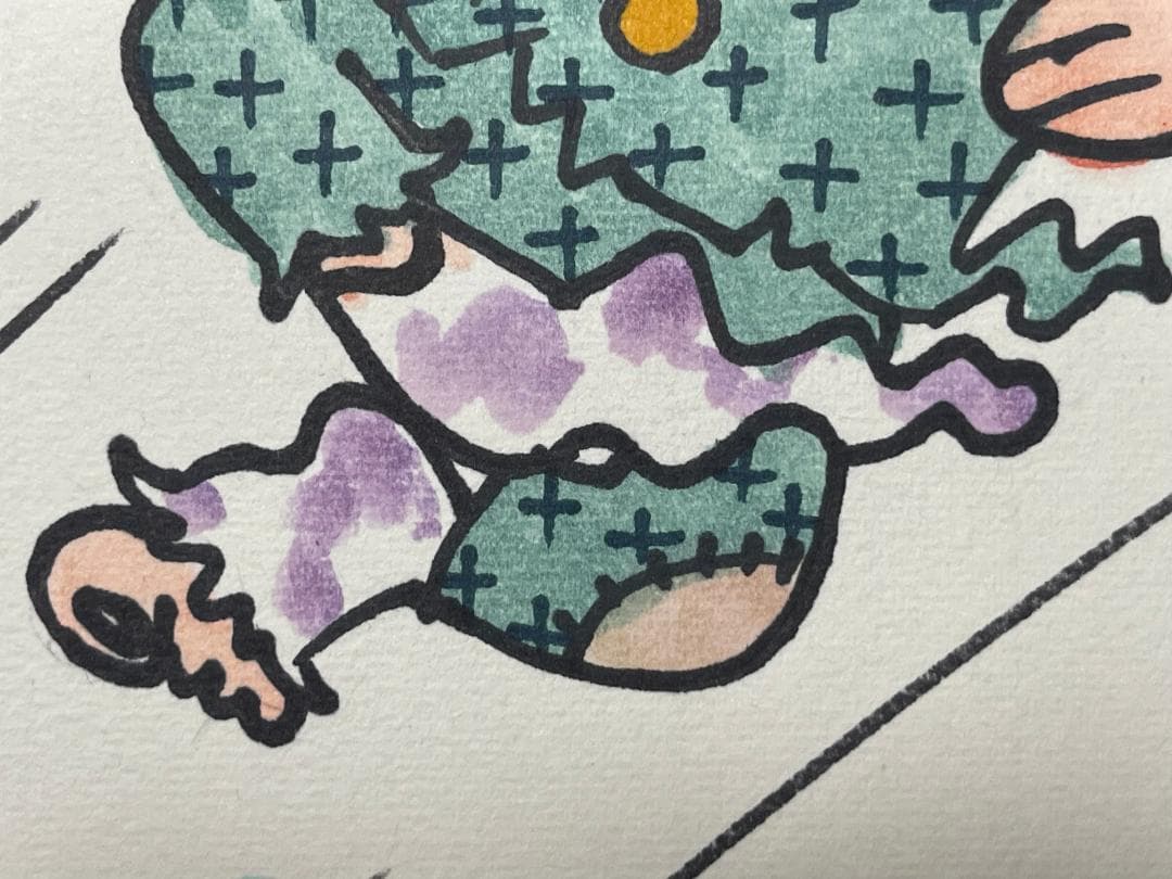 【黄色さま専用】おそ松くん【イヤミ】バシェッ＆ムシェーッセット　直筆サイン色紙