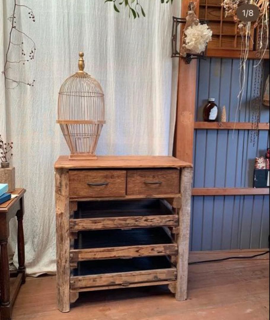 フランス 美しい装飾 ヴィンテージ バードゲージ 鳥かご インテリア