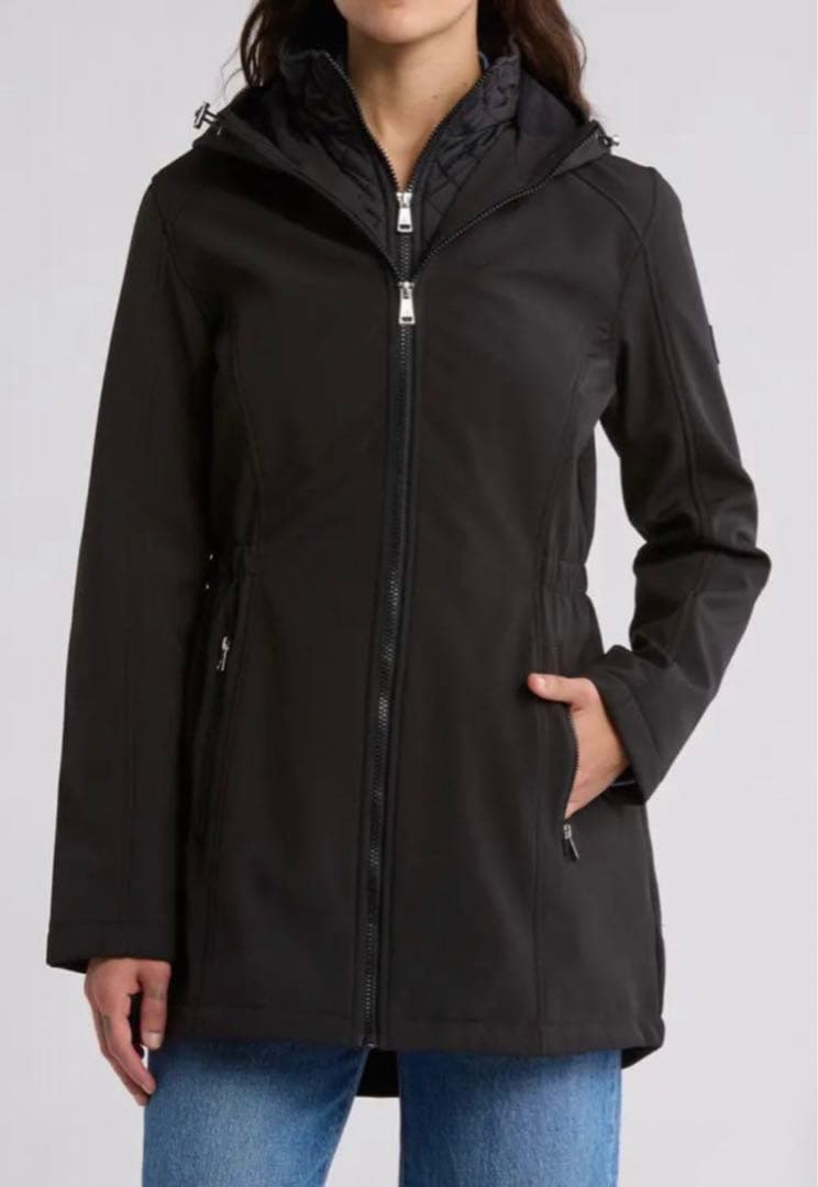 春も着用可能！LAUREN ブラック モッズコート Mサイズ