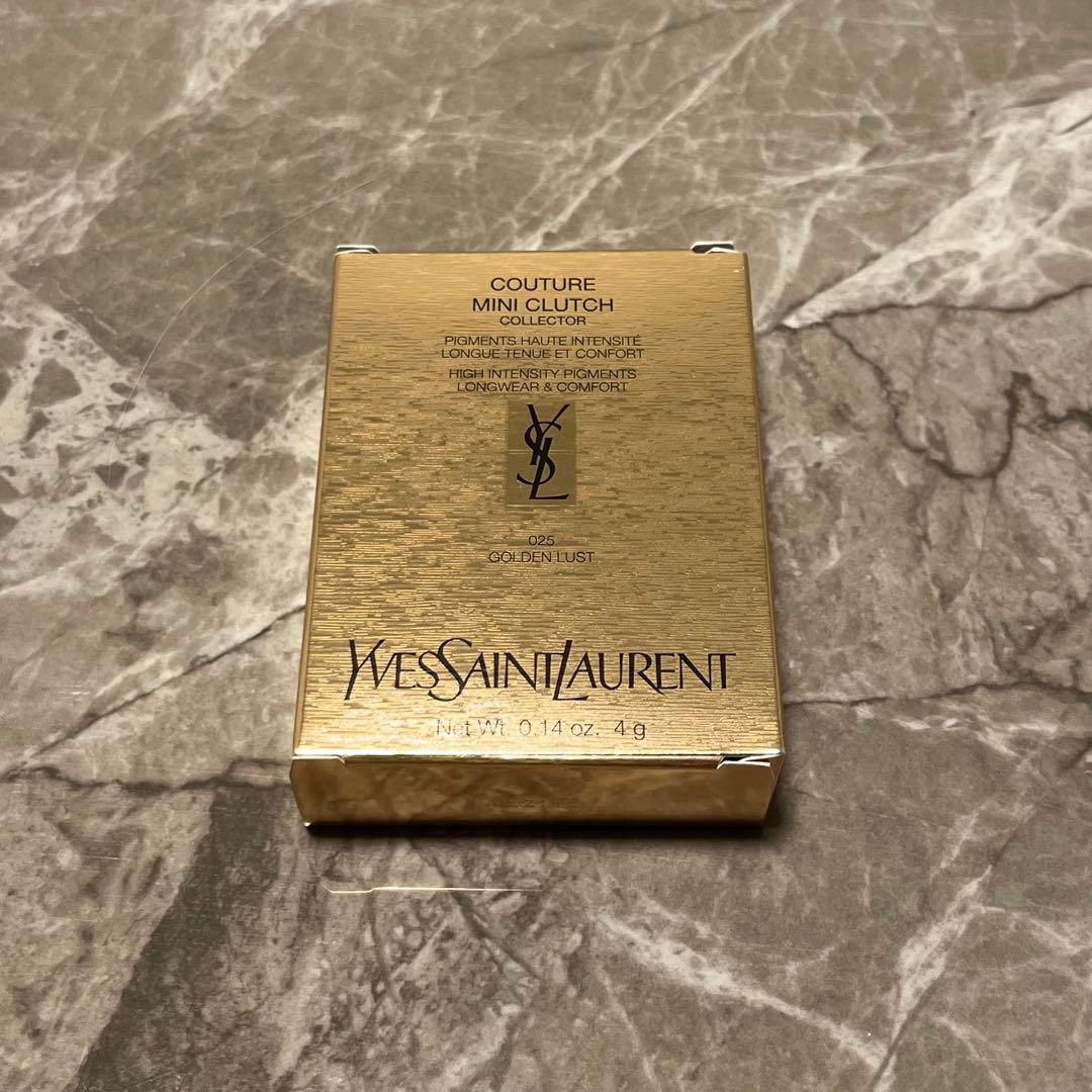 【匿名配送】完売新品未使用YSL クチュール ミニクラッチ025クリスマスコフレ