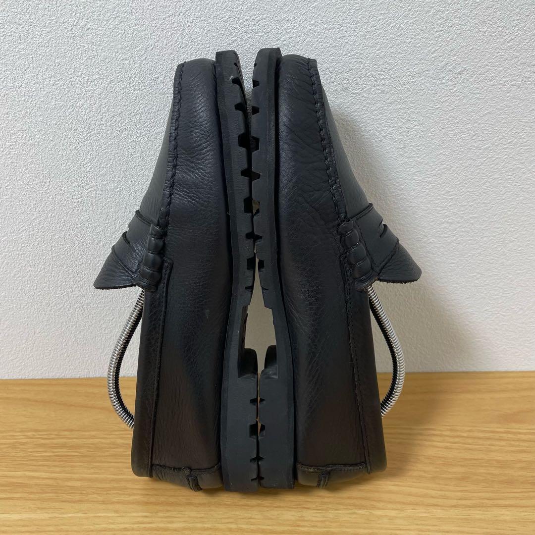 パラブーツ　CORAUX RAID ローファー　レザー　ブラック　7.5