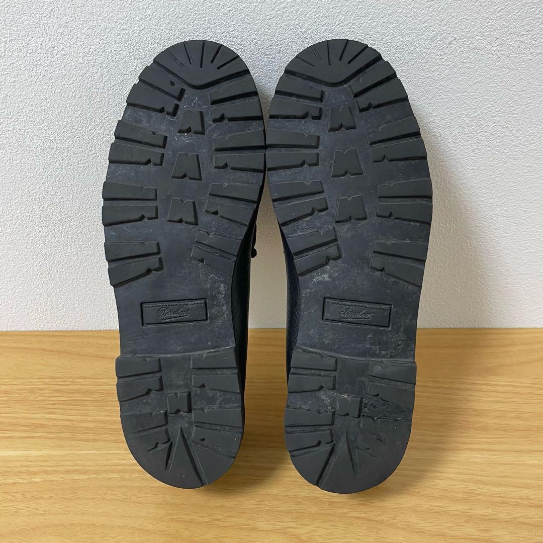 パラブーツ　CORAUX RAID ローファー　レザー　ブラック　7.5