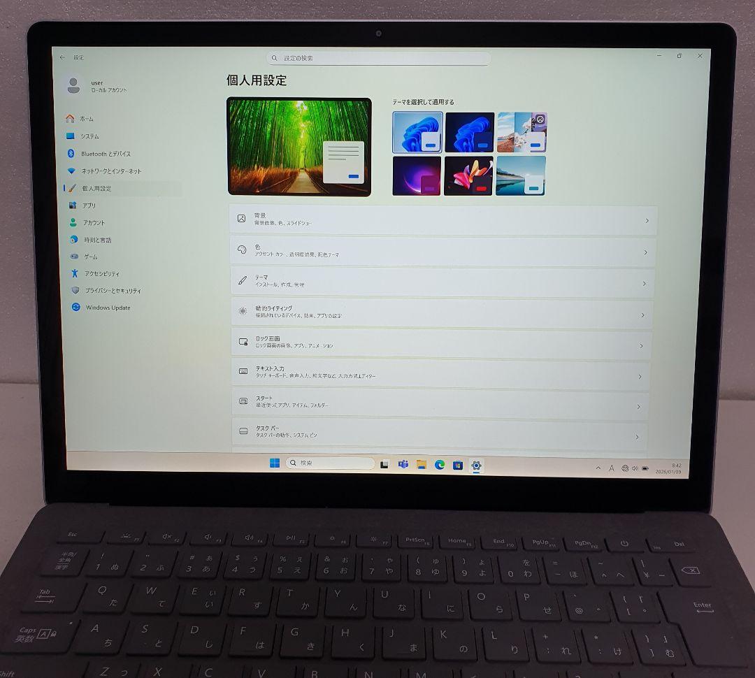 Windowsタブレット本体 surface laptop4 / 8G / 256G