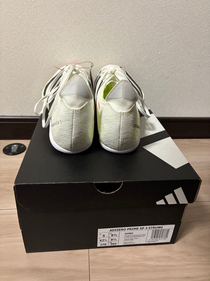 【2/11まで】アディゼロ プライムSP3 27.0cm