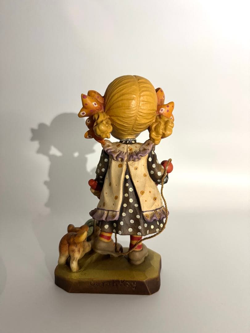 ANRI 木彫り人形 2000体限定 なわとび　アンリ フィギュア フィギュリン