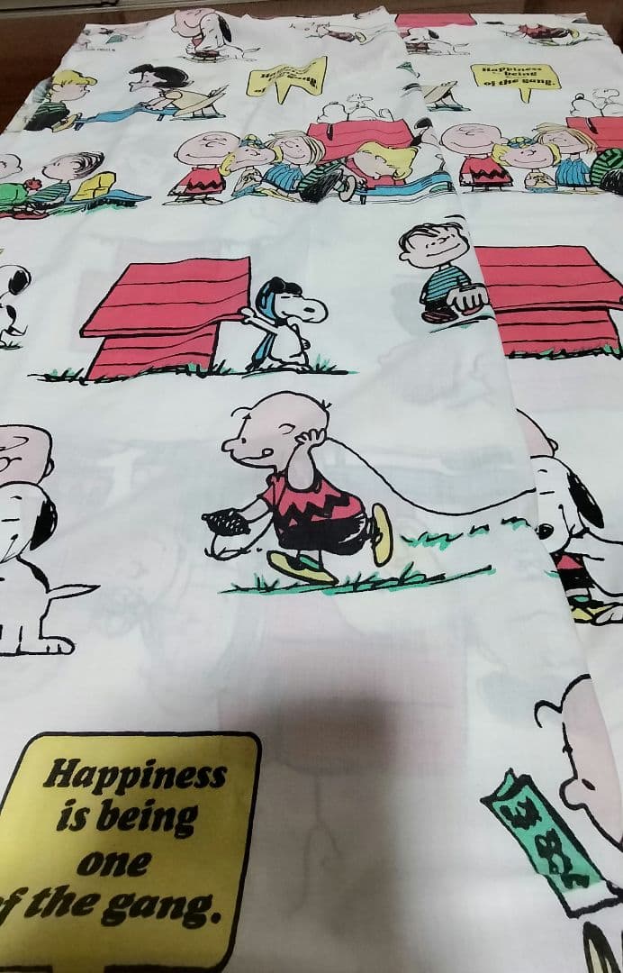 ヴィンテージ スヌーピー シーツ