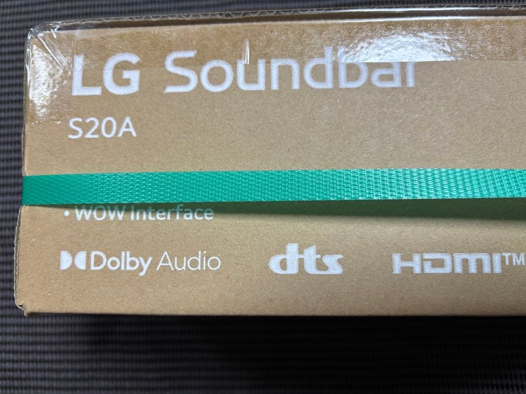 未使用 LG Soundbar S20A