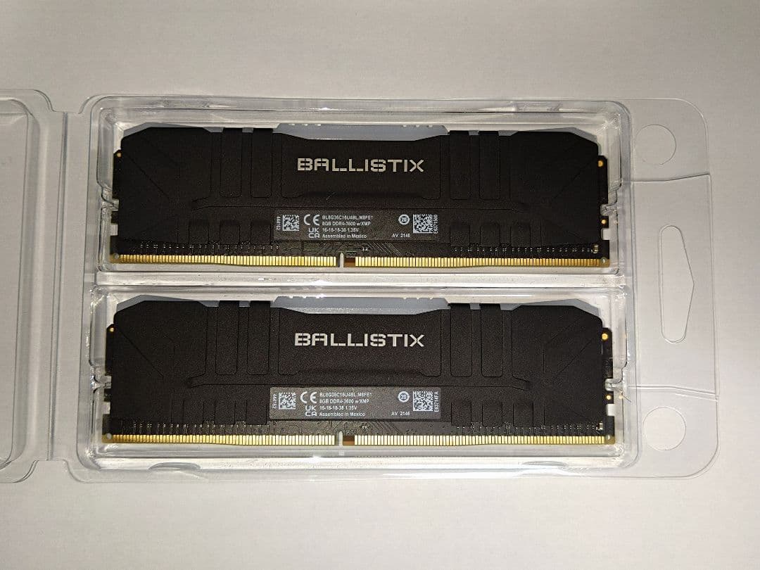メモリー Crucial BALLISTIX GAMING MEMORY 2X8GB