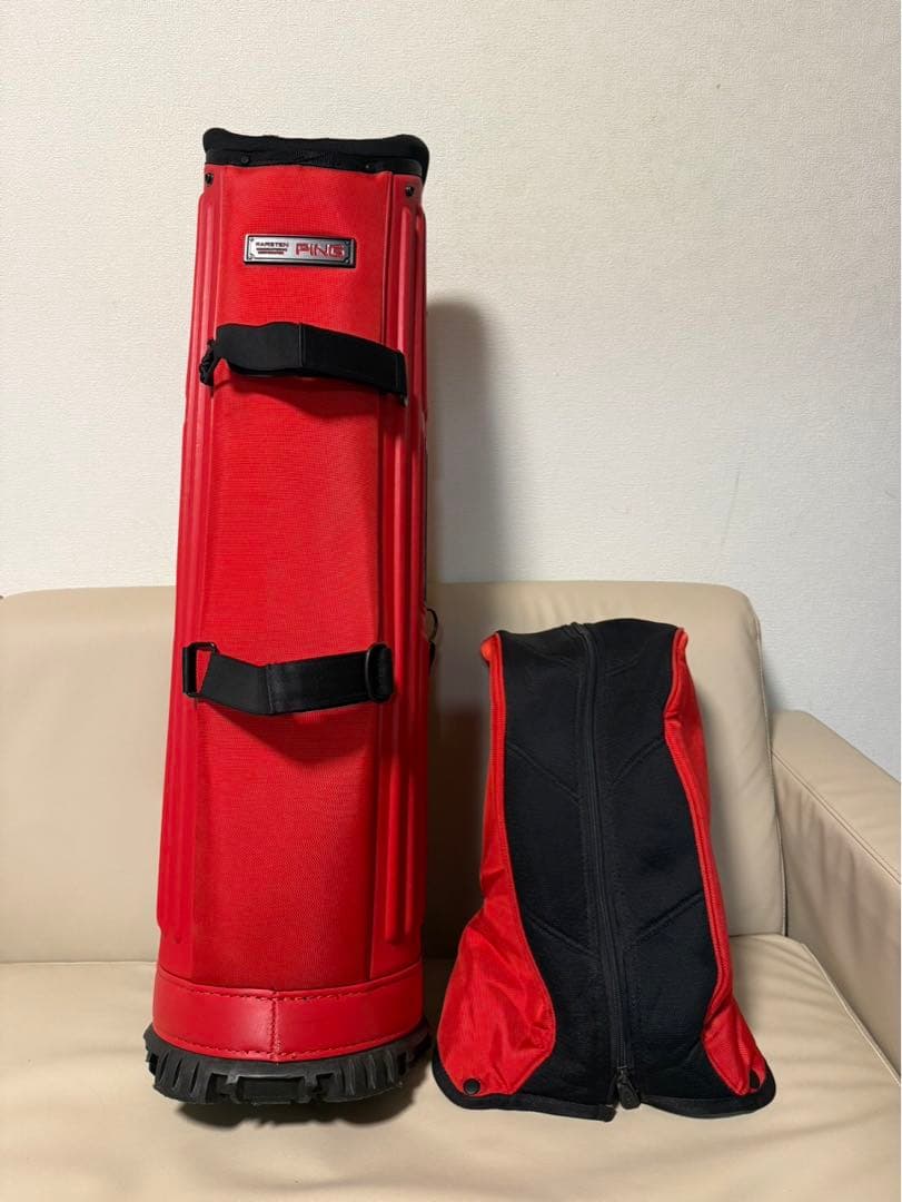 【送料込み】ピン PING CB-P211 ワンポケット レッド 9.5型