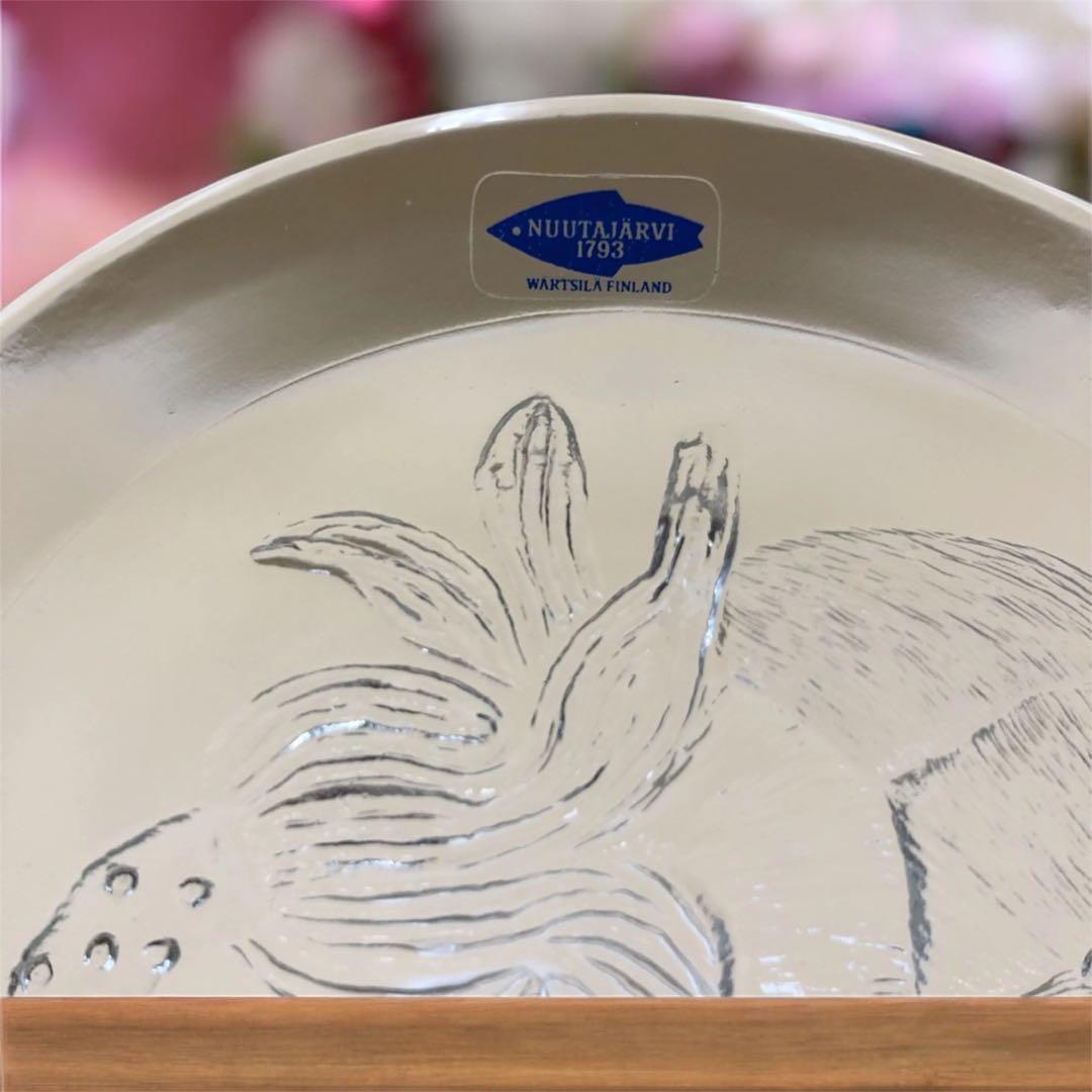 ヌータヤルヴィ ピオニ 17cm プレート 4枚セット 北欧ビンテージ