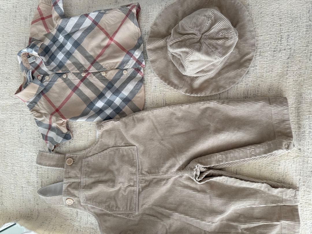 バーバリー　コットン スリーピース ベイビー ギフトセット保証保証