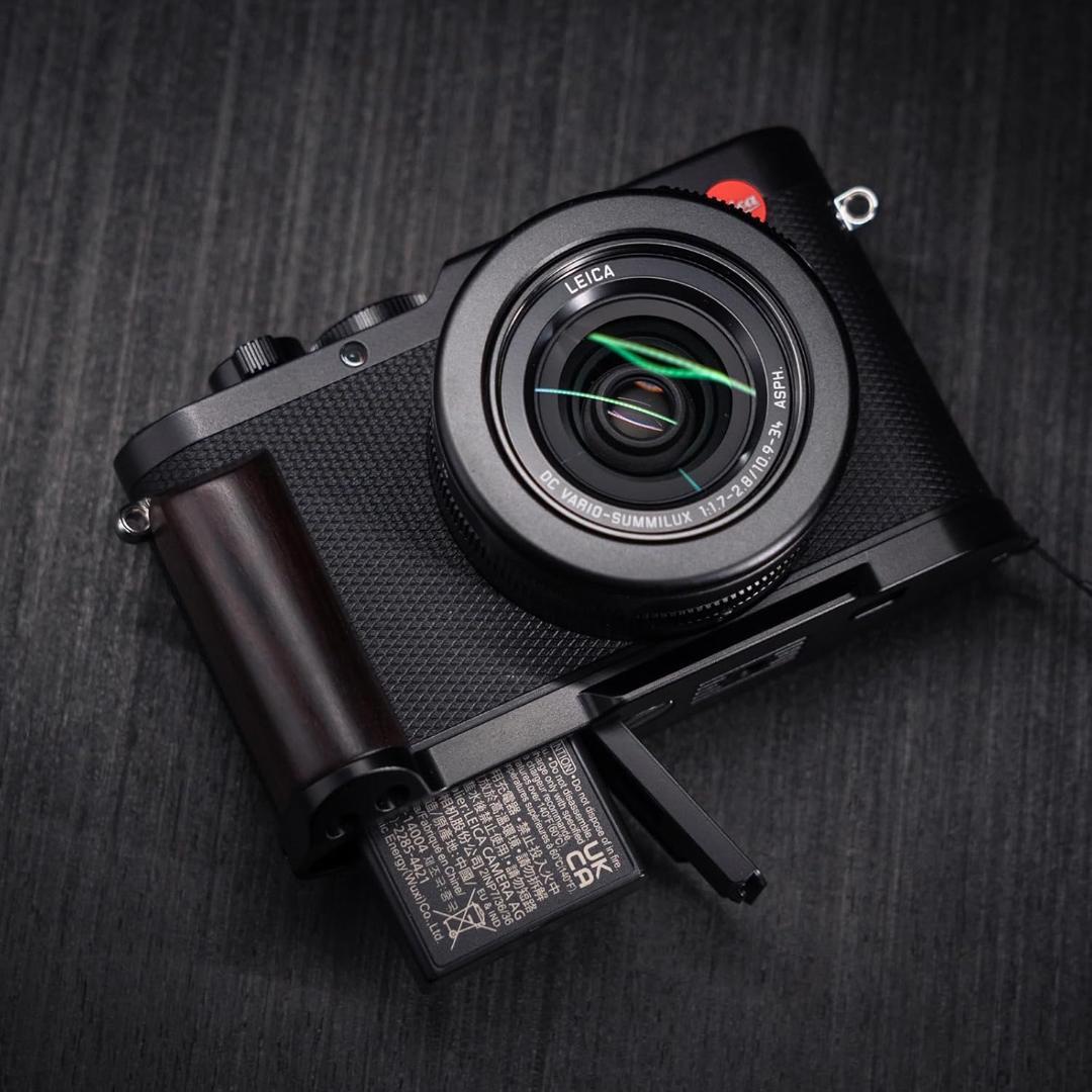 Leica D-LUX8専用 L型 高級 木製 グリップ 紫檀木黒板 新品未使用