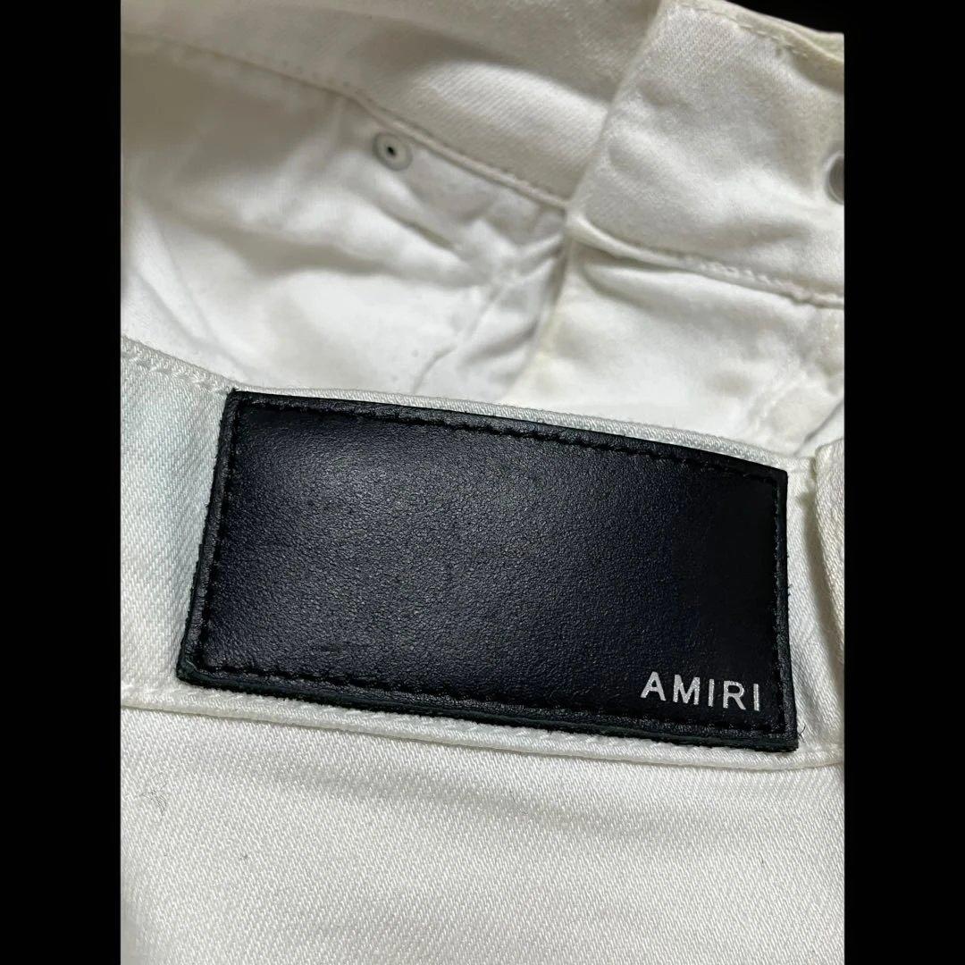 【最安値】【美品】AMIRI MX1 アミリ ホワイト スキニーデニム