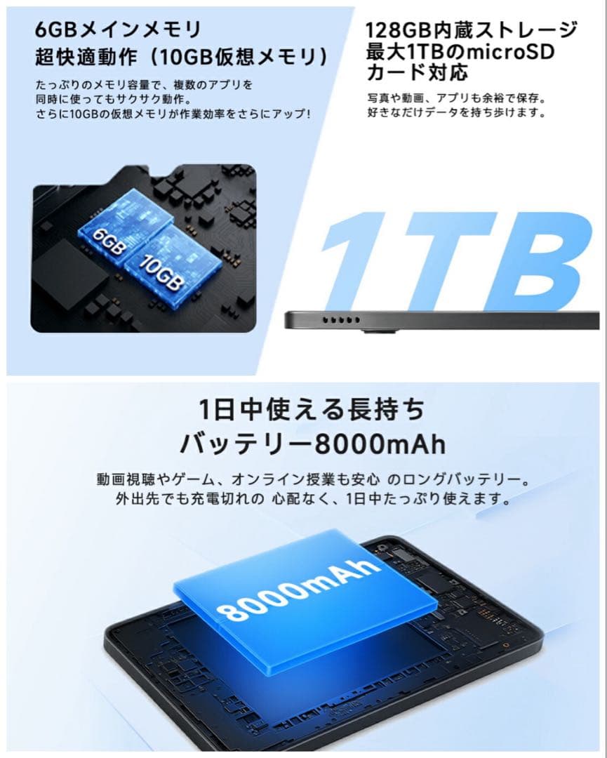 ⭐️PHILIPSタブレット⭐️11インチ Android15 大容量バッテリー