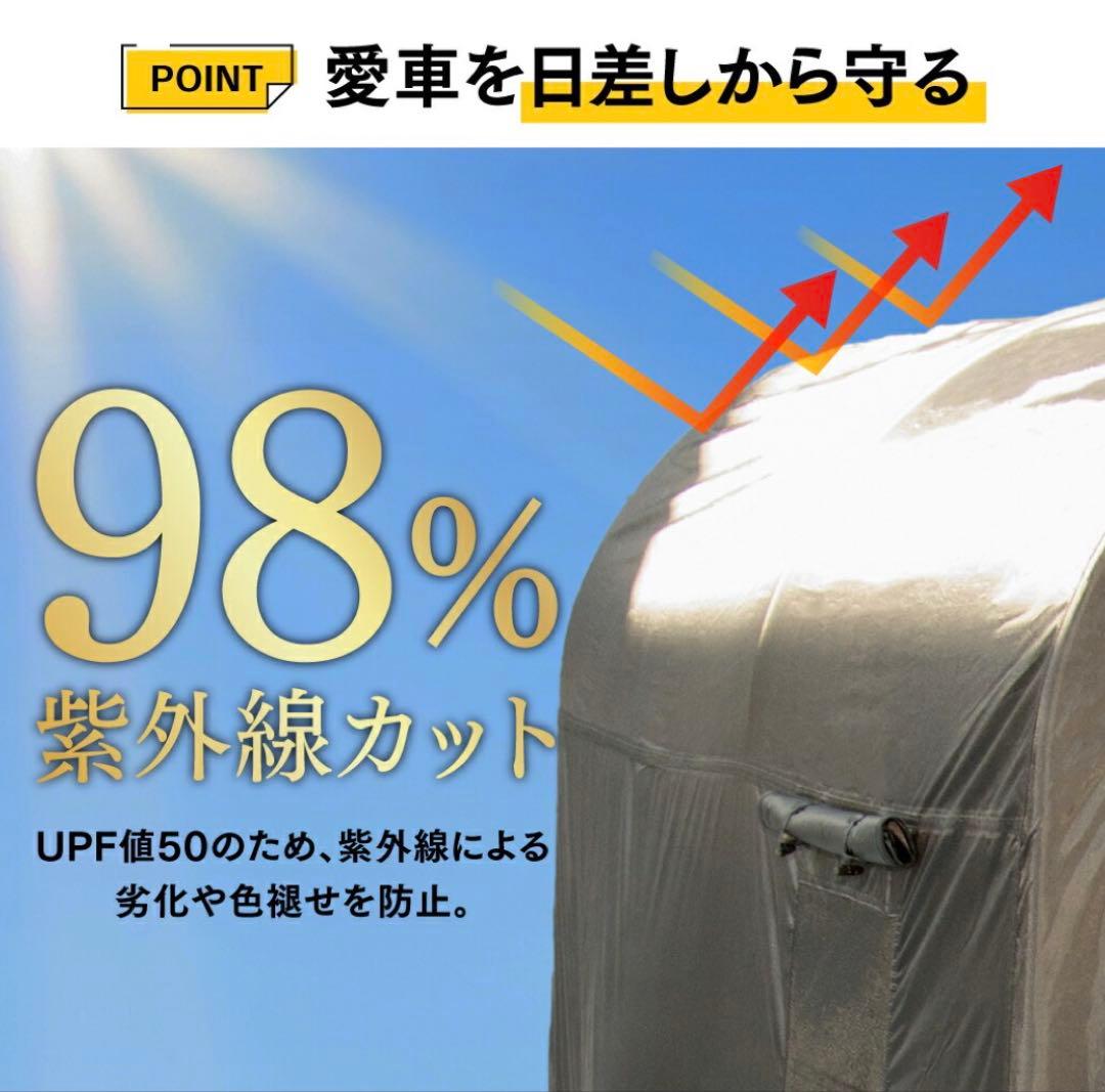 【新品未使用】PYKES PEAK 自転車・バイクシェルター Sサイズ　ブラウン